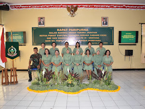Rapat Paripurna Dalam Rangka Serah Terima Jabatan Ketua Persit Kartika Chandra Kirana Cabang XXXII Kodim 1609/Buleleng